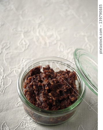 Fermented red bean paste in a cup Fermented red bean paste in a cup 139790885