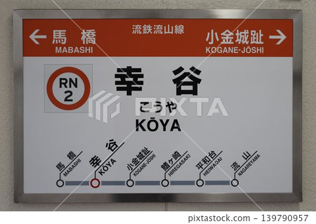 Koya Station Station Name Sign Koya Station Station Name Sign 139790957