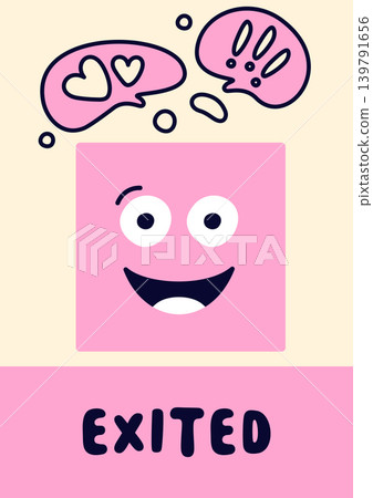 Color cute emotions. Color cute emotions. 139791656