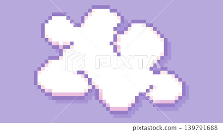 Pixel art cloud. Pixel art cloud. 139791688