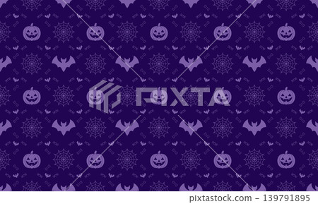 Seamless Halloween Wallpaper Purple Seamless Halloween Wallpaper Purple 139791895