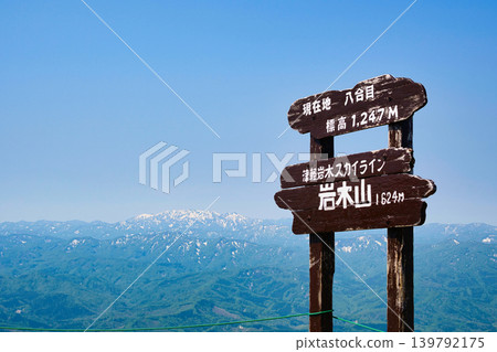 磐山八合目停車場的指示牌 139792175