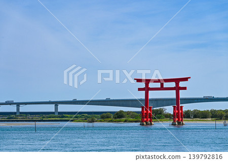 Lake Hamana, lake, benten-jima 139792816
