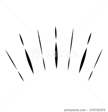 A hand-drawn style illustration with a blank space in the center and speed lines. A hand-drawn style illustration with a blank space in the center and speed lines. 139792970
