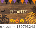 Halloween-themed background material 139793248