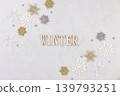 Winter-themed background material 139793251