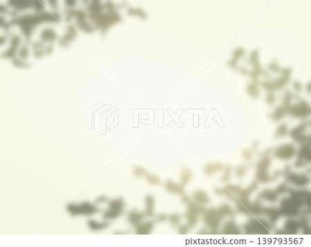 牆上倒映著樹影的背景材料 牆上倒映著樹影的背景材料 139793567