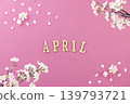 Spring-themed background material 139793721