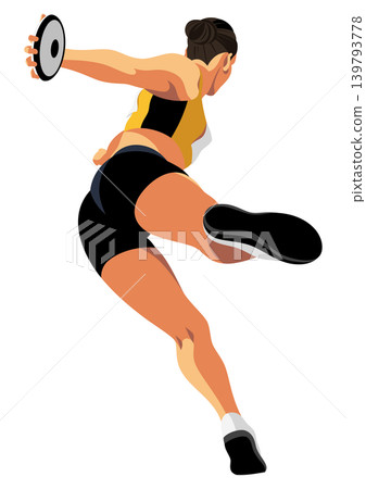 女子鐵餅運動員 女子鐵餅運動員 139793778