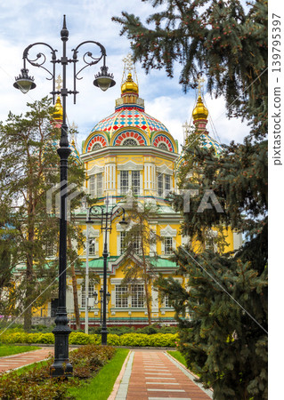 Ascension Cathedral in Almaty, Kazakhstan 139795397