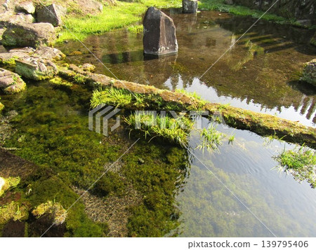 Senzui Yusui, one of the Taketa springs selected as one of Japan's 100 best springs, is located in Taketa City, Oita Prefecture. Senzui Yusui, one of the Taketa springs selected as one of Japan's 100 best springs, is located in Taketa City, Oita Prefecture. 139795406
