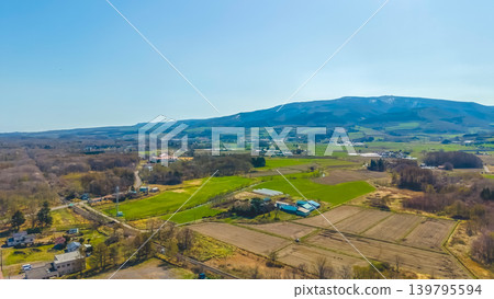 April 26 2026 Hakodate Hokuto Rural Farmland And Mountain Landscape April 26 2026 Hakodate Hokuto Rural Farmland And Mountain Landscape 139795594