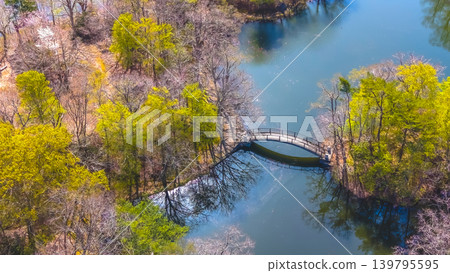April 26 2026 Onumakoen Lake Islands And Scenic Pedestrian Bridge 139795595