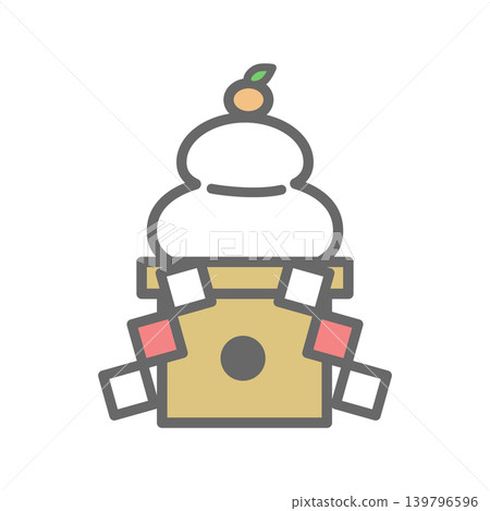 鏡麻糬圖示(附輪廓) 鏡麻糬圖示(附輪廓) 139796596