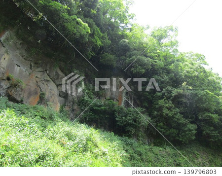 The stone walls of Oka Castle Ruins, a nationally designated historical site and one of Japan's 100 Famous Castles, located in Taketa City, Oita Prefecture, known for Rentaro Taki's song "Kojo no Tsuki" (The Moon over the Ruined Castle). The stone walls of Oka Castle Ruins, a nationally designated historical site and one of Japan's 100 Famous Castles, located in Taketa City, Oita Prefecture, known for Rentaro Taki's song "Kojo no Tsuki" (The Moon over the Ruined Castle). 139796803