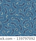 Floral pattern seamless , easter bunny seamless pattern , vector , illustration ,flowers pattern design Seamless flower pattern with colorful little flowers. Simple flat bright flowers background	 139797092