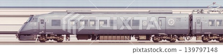 A photograph of the slit in the lead car of the JR Kyushu 787 series limited express train. A photograph of the slit in the lead car of the JR Kyushu 787 series limited express train. 139797148