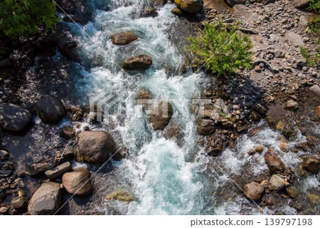 Mountain streams of Okuhida (Takayama City, Gifu Prefecture) Mountain streams of Okuhida (Takayama City, Gifu Prefecture) 139797198