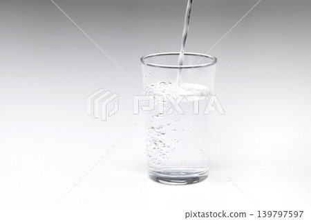 Bottled water and a glass Bottled water and a glass 139797597