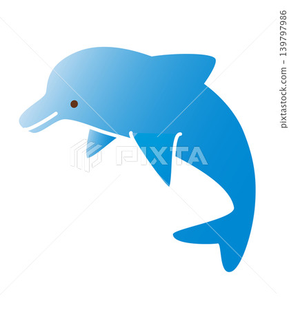 Cute dolphins jumping Cute dolphins jumping 139797986