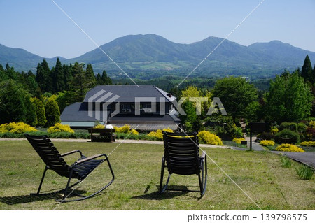 岡山縣真庭市日禪高原香草園:初夏景色 岡山縣真庭市日禪高原香草園:初夏景色 139798575