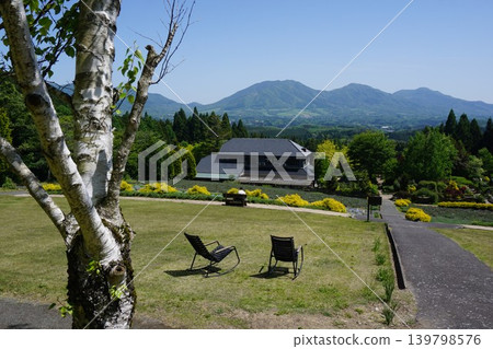 岡山縣真庭市日禪高原香草園:初夏景色 岡山縣真庭市日禪高原香草園:初夏景色 139798576