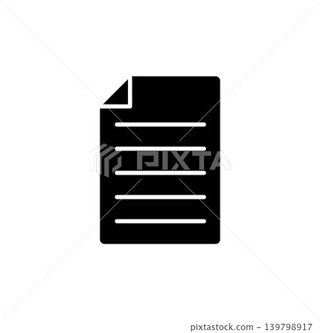 Paper icon vector design templates 139798917