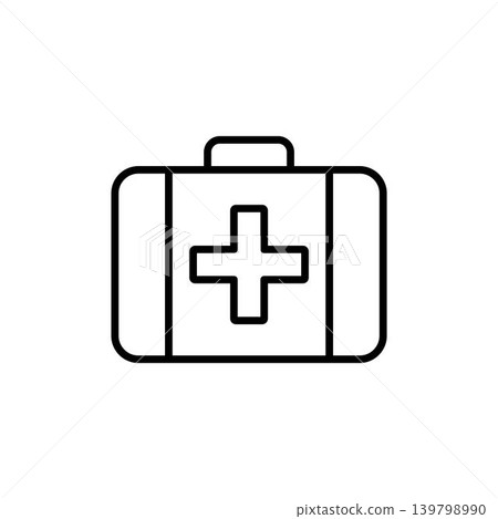 Medical kit icon vector 139798990