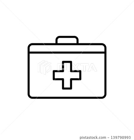 Medical kit icon vector Medical kit icon vector 139798993