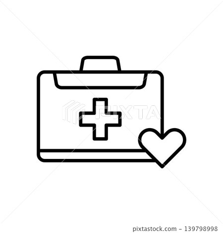Medical kit icon vector Medical kit icon vector 139798998