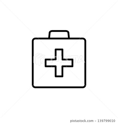 Medical kit icon vector Medical kit icon vector 139799010