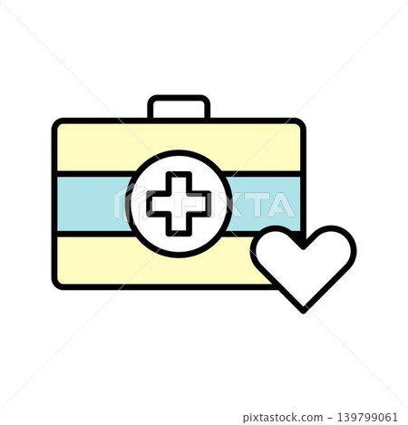 Medical kit icon vector Medical kit icon vector 139799061