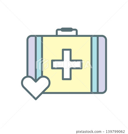 Medical kit icon vector Medical kit icon vector 139799062