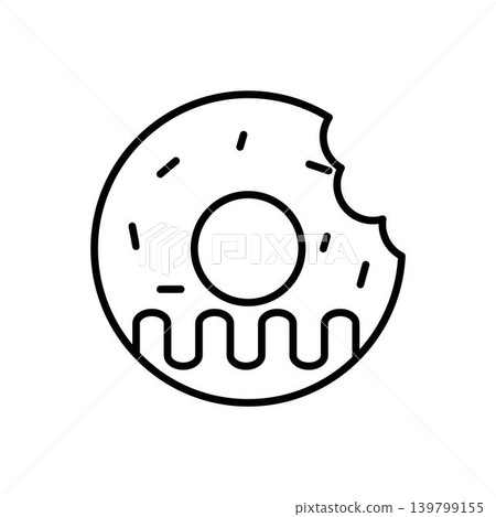 Doughnut icon vector design templates Doughnut icon vector design templates 139799155