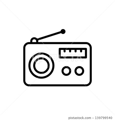 Radio icon vector design templates Radio icon vector design templates 139799540