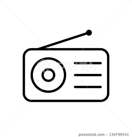 Radio icon vector design templates Radio icon vector design templates 139799541
