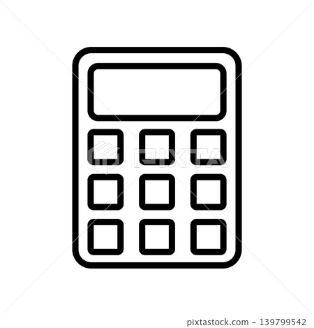 calculator icon vector design template calculator icon vector design template 139799542