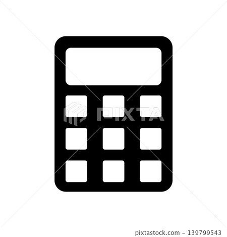calculator icon vector design template calculator icon vector design template 139799543