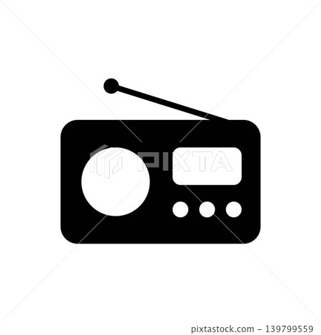 Radio icon vector design templates Radio icon vector design templates 139799559