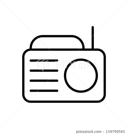 Radio icon vector design templates Radio icon vector design templates 139799565