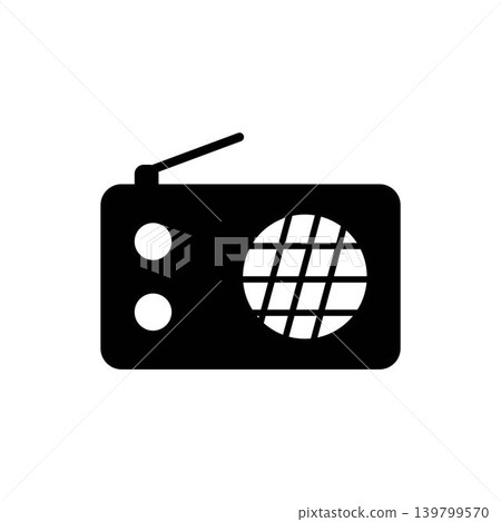 Radio icon vector design templates Radio icon vector design templates 139799570