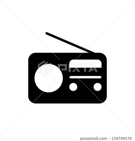 Radio icon vector design templates 139799576