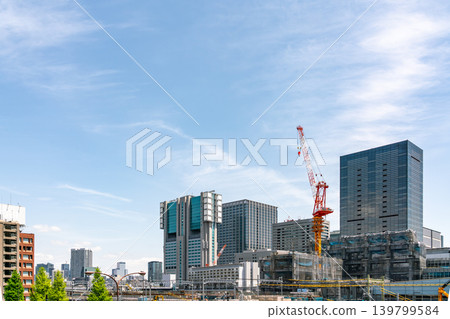 [Tokyo] Urban Landscape of Japan: Urban scenery in front of Shinagawa Station, where development continues (April 2026) 139799584