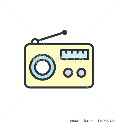 Radio icon vector design templates Radio icon vector design templates 139799588