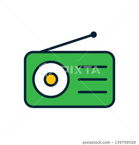 Radio icon vector design templates Radio icon vector design templates 139799589
