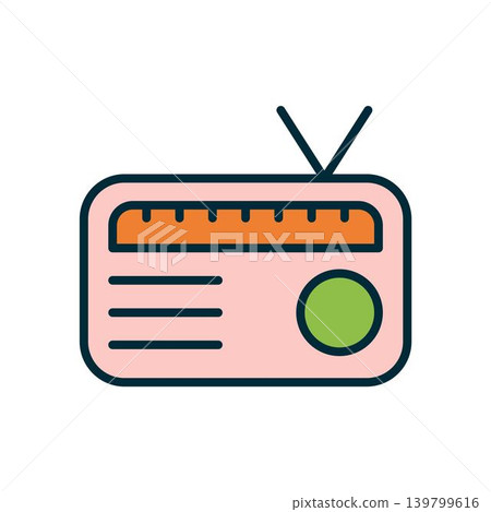 Radio icon vector design templates Radio icon vector design templates 139799616