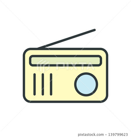 Radio icon vector design templates Radio icon vector design templates 139799623