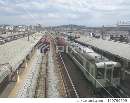 2015年4月22日,JR東日本小海線,信濃鐵道小諸站 2015年4月22日,JR東日本小海線,信濃鐵道小諸站 139799799