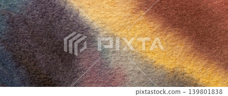 Abstract yellow and brown watercolor texture background with pattern surface, macro. Art backdrop Abstract yellow and brown watercolor texture background with pattern surface, macro. Art backdrop 139801838