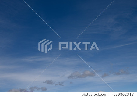 Cloudscape with cirrus and cumulus clouds in a clear blue sky Cloudscape with cirrus and cumulus clouds in a clear blue sky 139802318